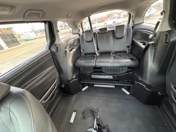 Black Honda Odyssey with Vantage Mobility Side Entry Automatic In Floor conversion
