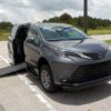 Grey Toyota Sienna with BraunAbility Side Entry Automatic In Floor conversion