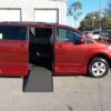 Red Toyota Sienna with Vantage Mobility Side Entry Automatic In Floor conversion