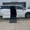 White Honda Odyssey with Vantage Mobility Side Entry Automatic In Floor conversion