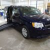 Blue Dodge Grand Caravan with BraunAbility Side Entry Manual Fold Out conversion