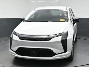 White Chrysler Pacifica with BraunAbility Rear Entry Manual Fold Out conversion