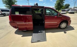 Chrysler Town and Country with Rollx Side Entry Automatic In Floor conversion