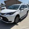 White Toyota Sienna with Vantage Mobility Rear Entry Manual Fold Out conversion