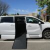 White Honda Odyssey with Vantage Mobility Side Entry Automatic In Floor conversion