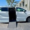 White Toyota Sienna with Vantage Mobility Side Entry Automatic In Floor conversion