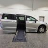 Silver Chrysler Pacifica with BraunAbility Side Entry Automatic Fold Out conversion