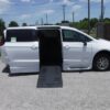 White Chrysler Pacifica with BraunAbility Side Entry Automatic Fold Out conversion