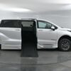 White Toyota Sienna with BraunAbility Side Entry Automatic In Floor conversion