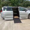 Silver Chrysler Voyager with BraunAbility Side Entry Automatic Fold Out conversion