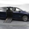 Blue Toyota Sienna with BraunAbility Side Entry Automatic Fold Out conversion