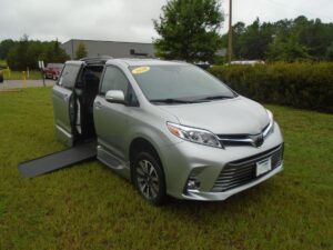 Silver Toyota Sienna with Vantage Mobility Side Entry Automatic In Floor conversion