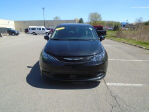 Black Chrysler Voyager with Driverge Side Entry Automatic Fold Out conversion