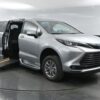 Silver Toyota Sienna with BraunAbility Side Entry Automatic Fold Out conversion