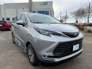 Silver Toyota Sienna with Vantage Mobility Side Entry Automatic In Floor conversion