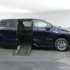 Blue Toyota Sienna with BraunAbility Side Entry Automatic Fold Out conversion