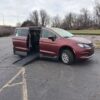 Red Chrysler Voyager with Vantage Mobility Side Entry Automatic Fold Out conversion