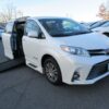 White Toyota Sienna with BraunAbility Side Entry Automatic In Floor conversion