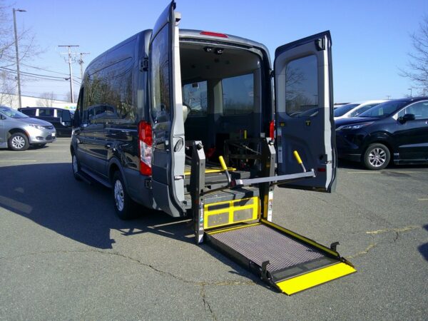 Grey Ford T150 with Driverge Rear Entry Automatic Fold Out conversion