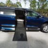 Blue Chrysler Pacifica with Vantage Mobility Side Entry Automatic In Floor conversion