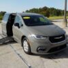 Grey Chrysler Pacifica with Driverge Side Entry Automatic Fold Out conversion
