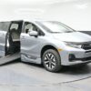 Silver Honda Odyssey with BraunAbility Side Entry Automatic In Floor conversion