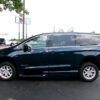 Blue Chrysler Pacifica with BraunAbility Side Entry Automatic In Floor conversion