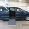 Blue Chrysler Pacifica with Driverge Side Entry Automatic Fold Out conversion