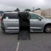 Silver Chrysler Pacifica with BraunAbility Side Entry Automatic Fold Out conversion