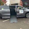 Grey Honda Odyssey with BraunAbility Side Entry Automatic In Floor conversion