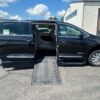 Black Chrysler Pacifica with BraunAbility Side Entry Automatic In Floor conversion