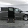Grey Chrysler Pacifica with BraunAbility Side Entry Automatic Fold Out conversion