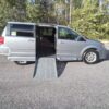 Silver Dodge Grand Caravan with Eldorado Side Entry Automatic Fold Out conversion