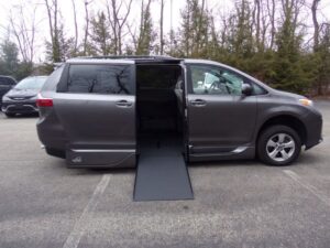 Grey Toyota Sienna with Vantage Mobility Side Entry Automatic In Floor conversion