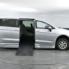 Silver Chrysler Voyager with BraunAbility Side Entry Automatic Fold Out conversion
