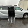 Silver Toyota Sienna with BraunAbility Side Entry Automatic Fold Out conversion