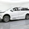 White Toyota Sienna with BraunAbility Side Entry Automatic In Floor conversion