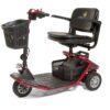 Red 3 wheels Literider Scooter from the left side