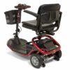 Red 3 wheel Literider Scooter showing rear