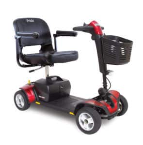 Red GoGo Sport four Wheel Scooter