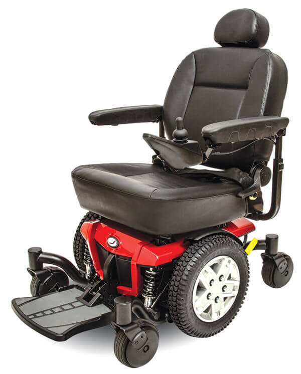 Red Jazzy 600 ES Power Chair