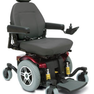 Red Jazzy 614 Power Wheelchair