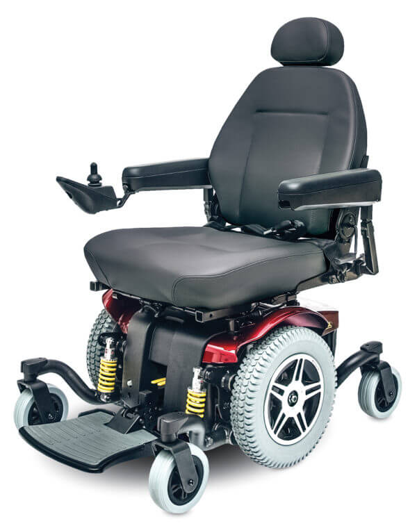 Red Jazzy 614 HD Power Wheelchair