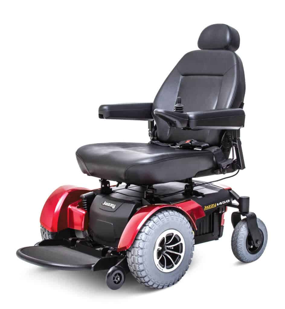 Pride Jazzy 1450 Heavy Duty Power Wheelchair - MobilityWorks Shop