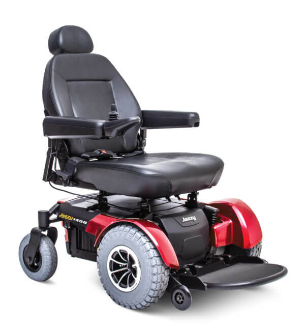 Red Jazzy 1450 Power Wheelchair