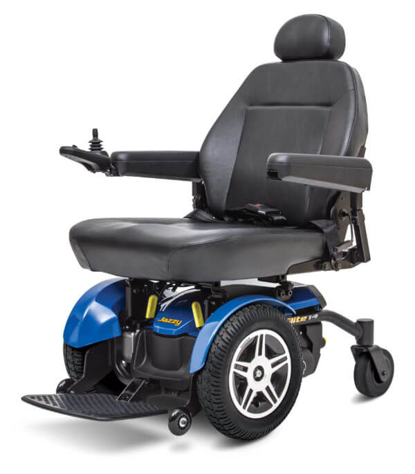 Blue Jazzy Elite 14 Power Wheelchair