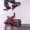close up of red LiteRider lifting the Seat Off