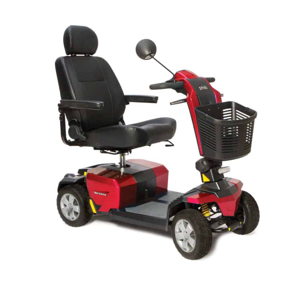 Red Victory® 10 LX with CTS Suspension 4-Wheel Scooter