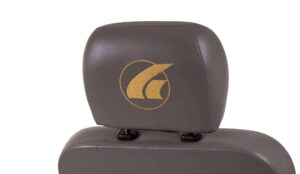 back of Golden Compass Sport headrest