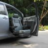 Turney Evo turning seat in lowered position